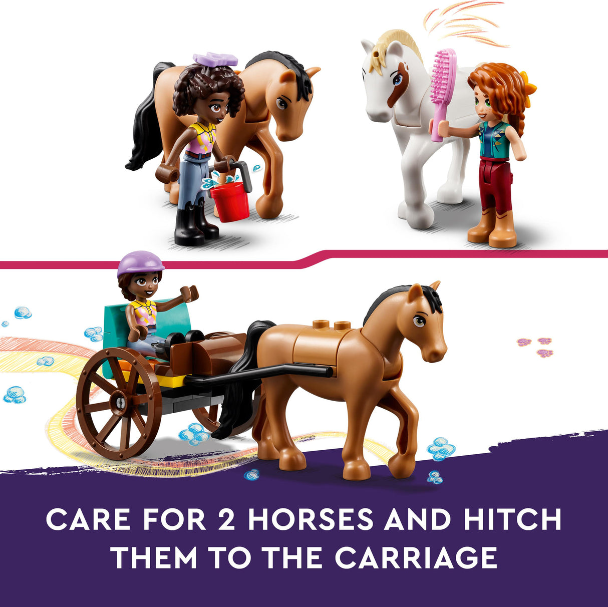 LEGO Friends Autumn's Horse Stable Toy Set