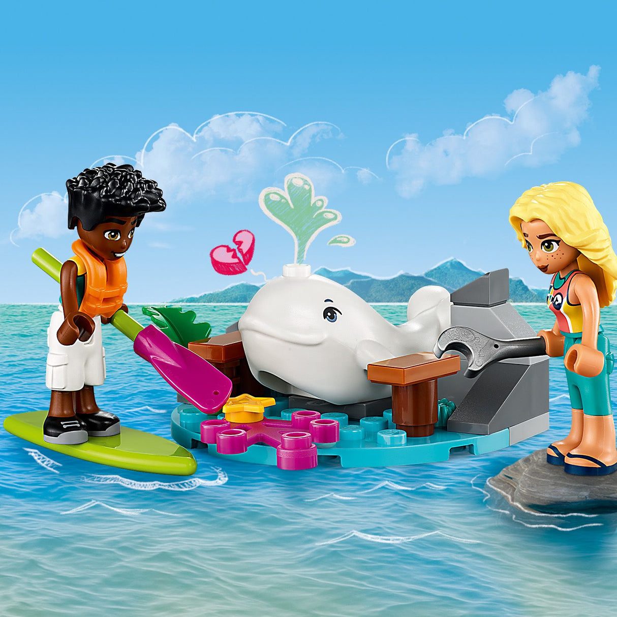 LEGO Friends Sea Rescue Plane Toy Playset