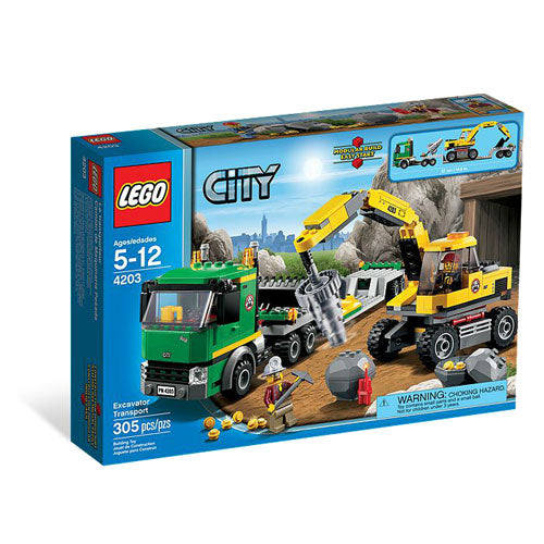 LEGO Excavator Transport