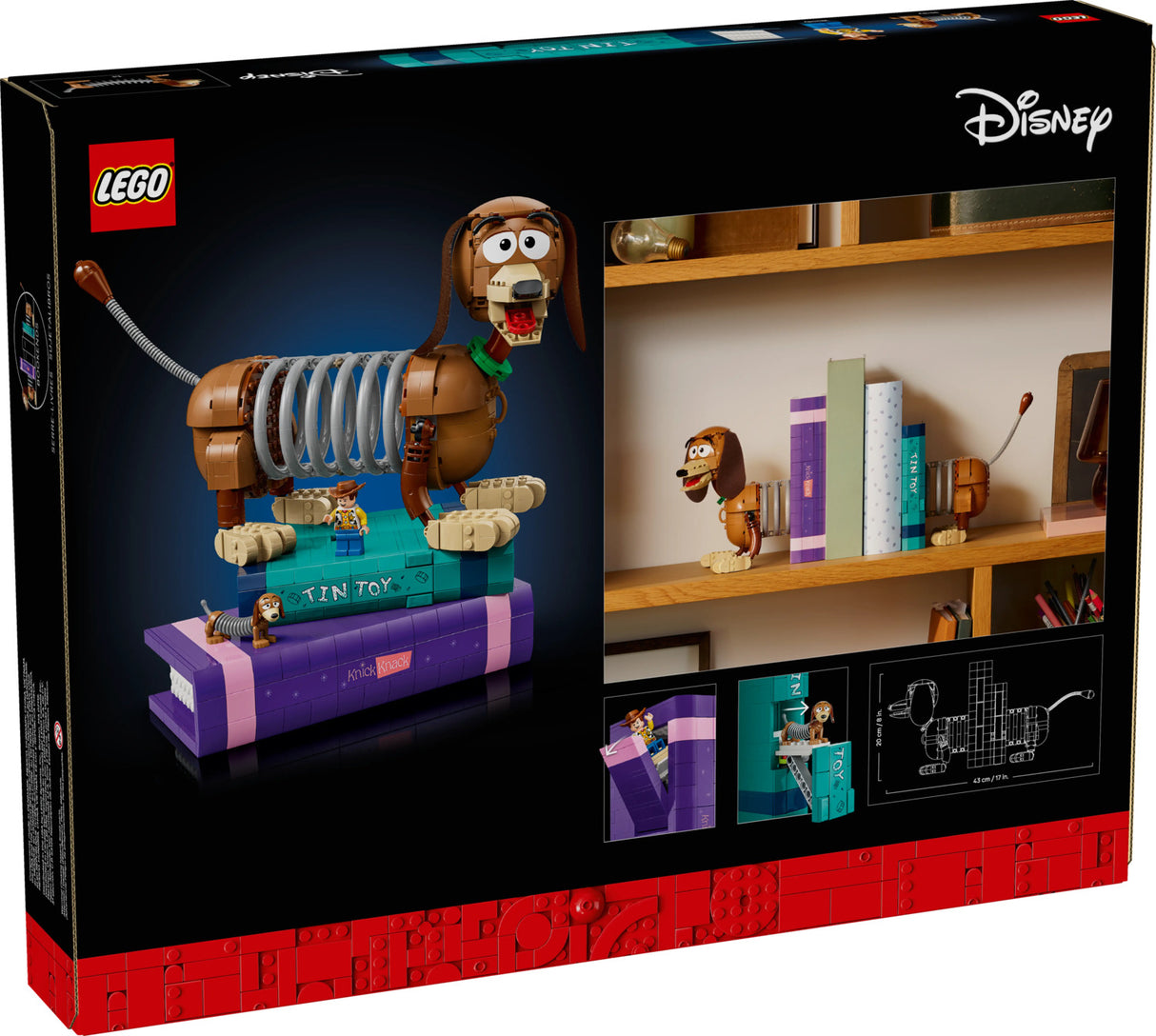 LEGO® ǀ Disney and Pixar Toy Story Slinky Dog Bookends