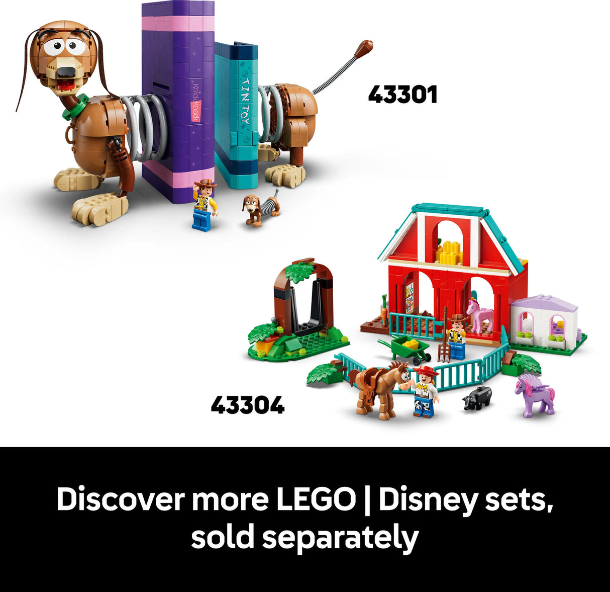 LEGO® ǀ Disney and Pixar Toy Story Slinky Dog Bookends