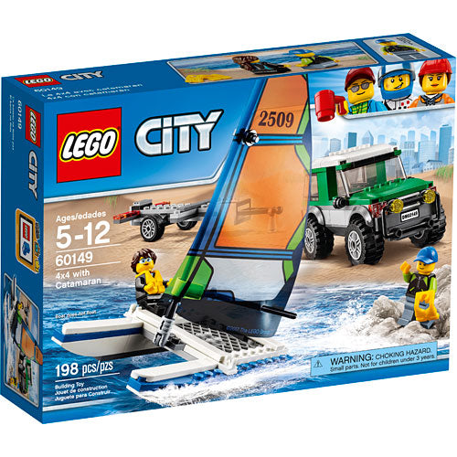 LEGO 4x4 With Catamaran