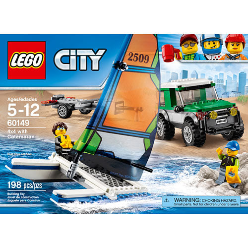 LEGO 4x4 With Catamaran