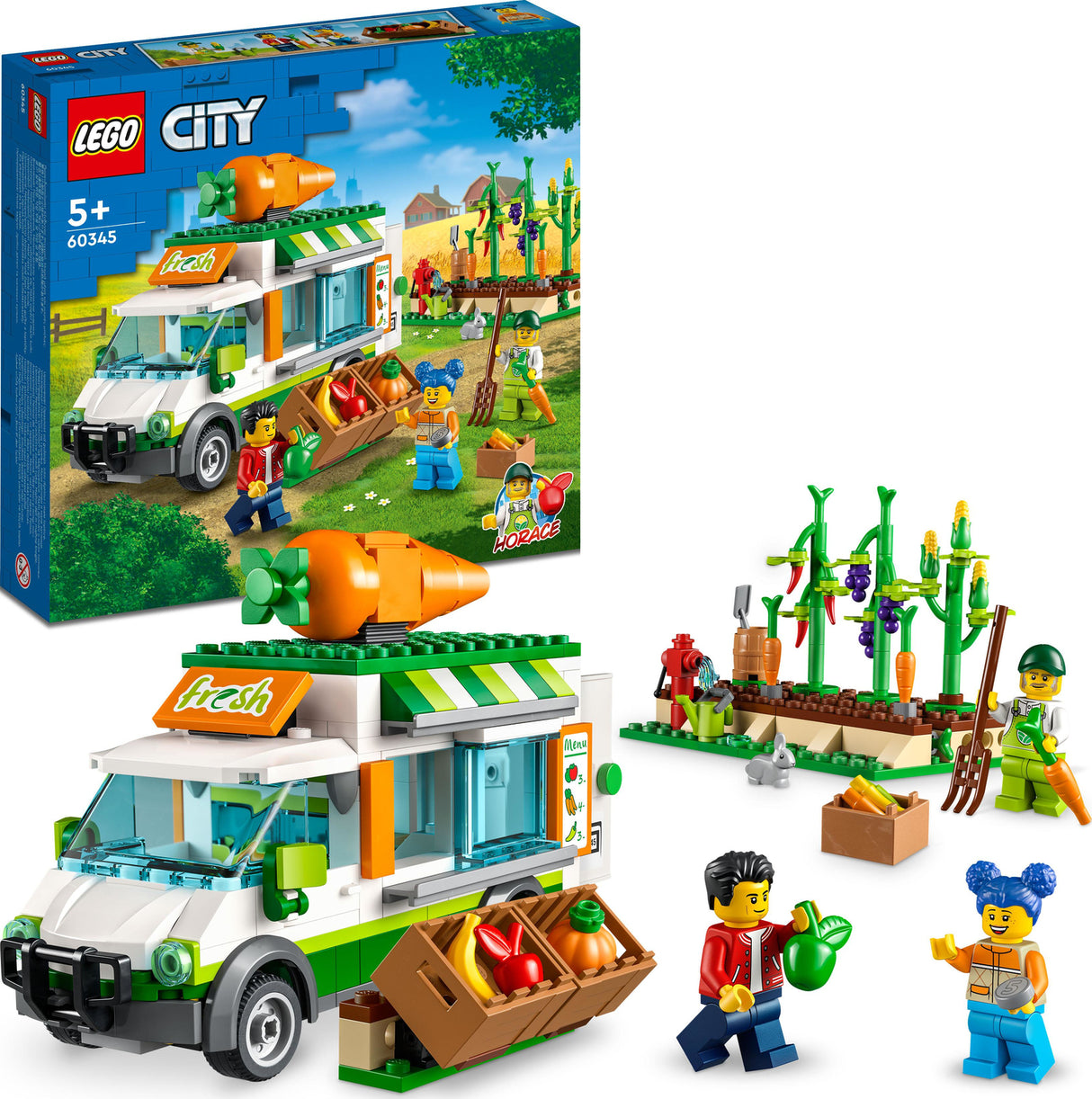 LEGO City Farmers Market Van Farm Toy Set
