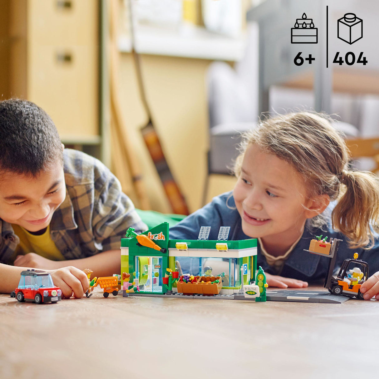 LEGO City Grocery Store Shop Set with Car
