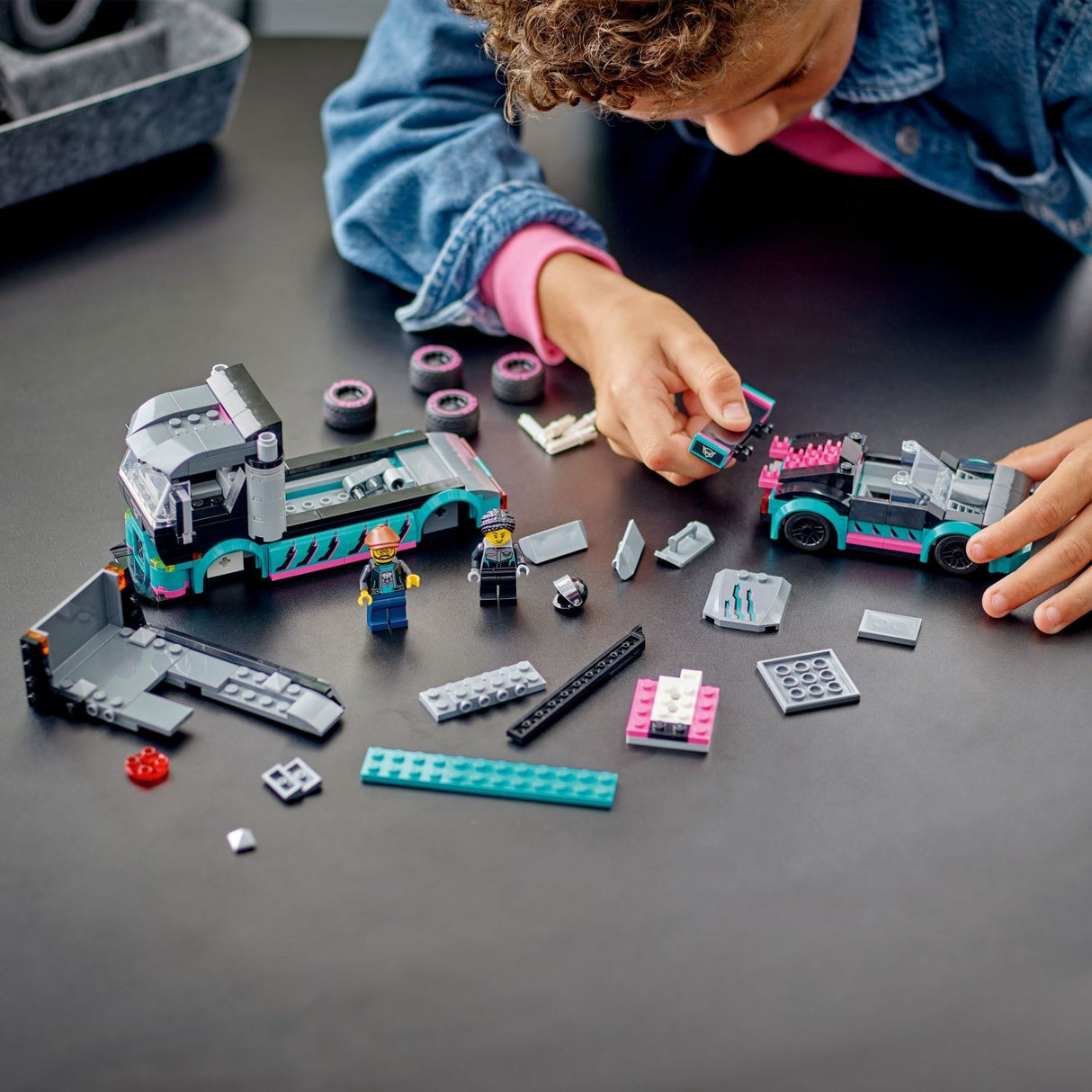 LEGO® City Great Vehicles: Race Car and Car Carrier Truck
