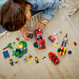 LEGO® City Fire: 4x4 Fire Truck with Rescue Boat