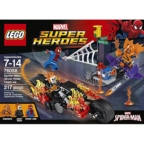 LEGO - Super Heroes 76058 Spider-Man: Ghost Rider Team-up Building Kit (217 Piece)