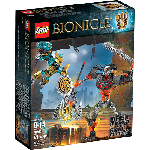 LEGO Mask Maker vs. Skull Grinder