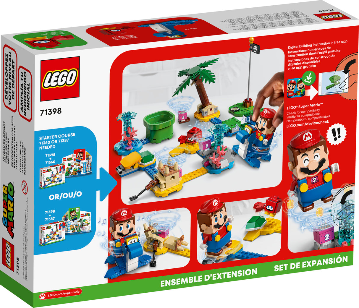 LEGO Super Mario: Dorrie's Beachfront Expansion Set