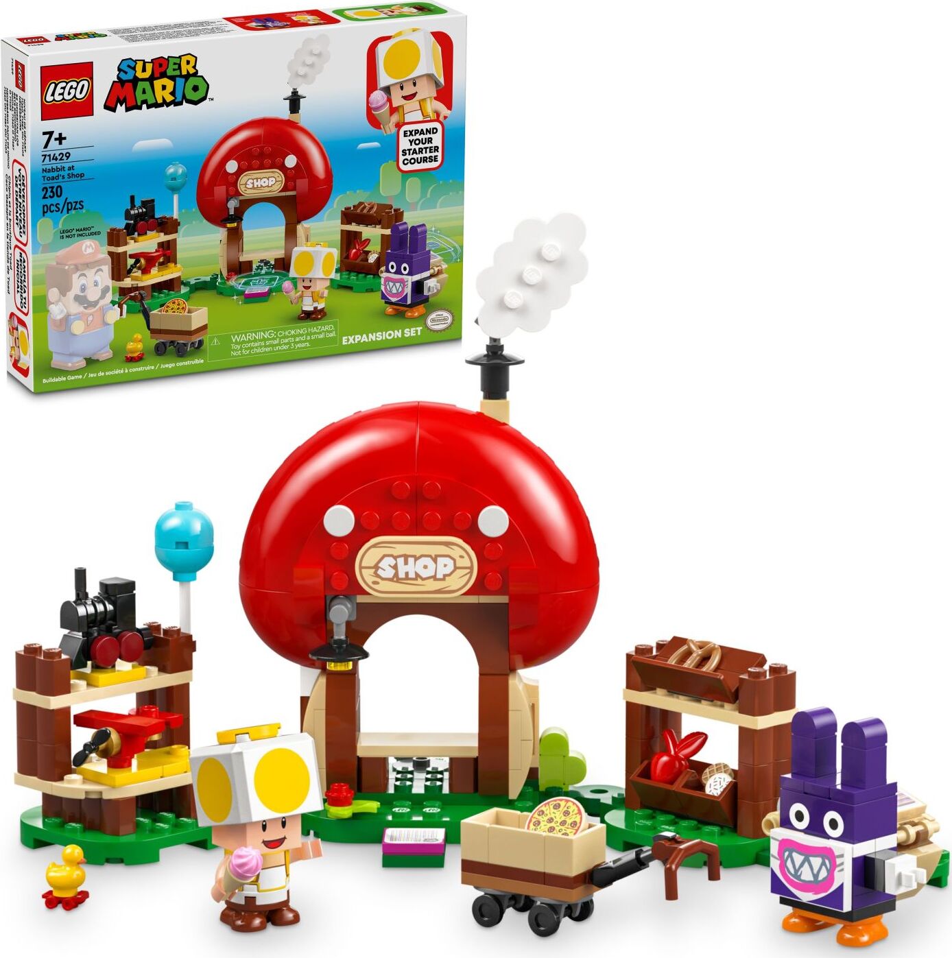 Lego Mario Expansion Sets LEGO 71429 Super Mario: Nabbit At Toad's