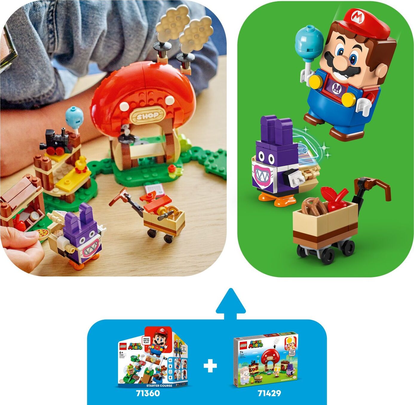 LEGO® Super Mario™ Nabbit at Toad's Shop Expansion Set – Givens