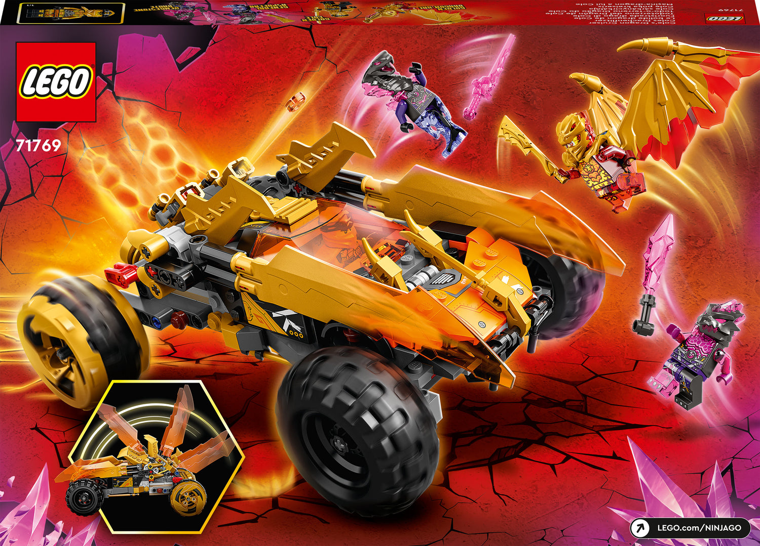 LEGO NINJAGO Cole's Dragon Cruiser Car Toy – Givens Books & Little