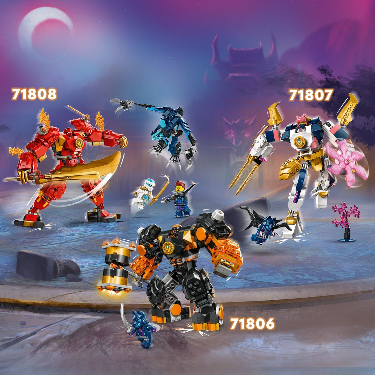 LEGO® NINJAGO® Sora's Elemental Tech Mech