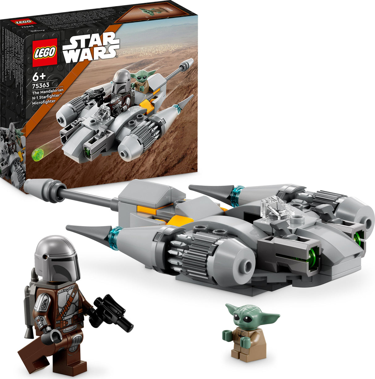 LEGO Star Wars The Mandalorian N-1 Starfighter Microfighter
