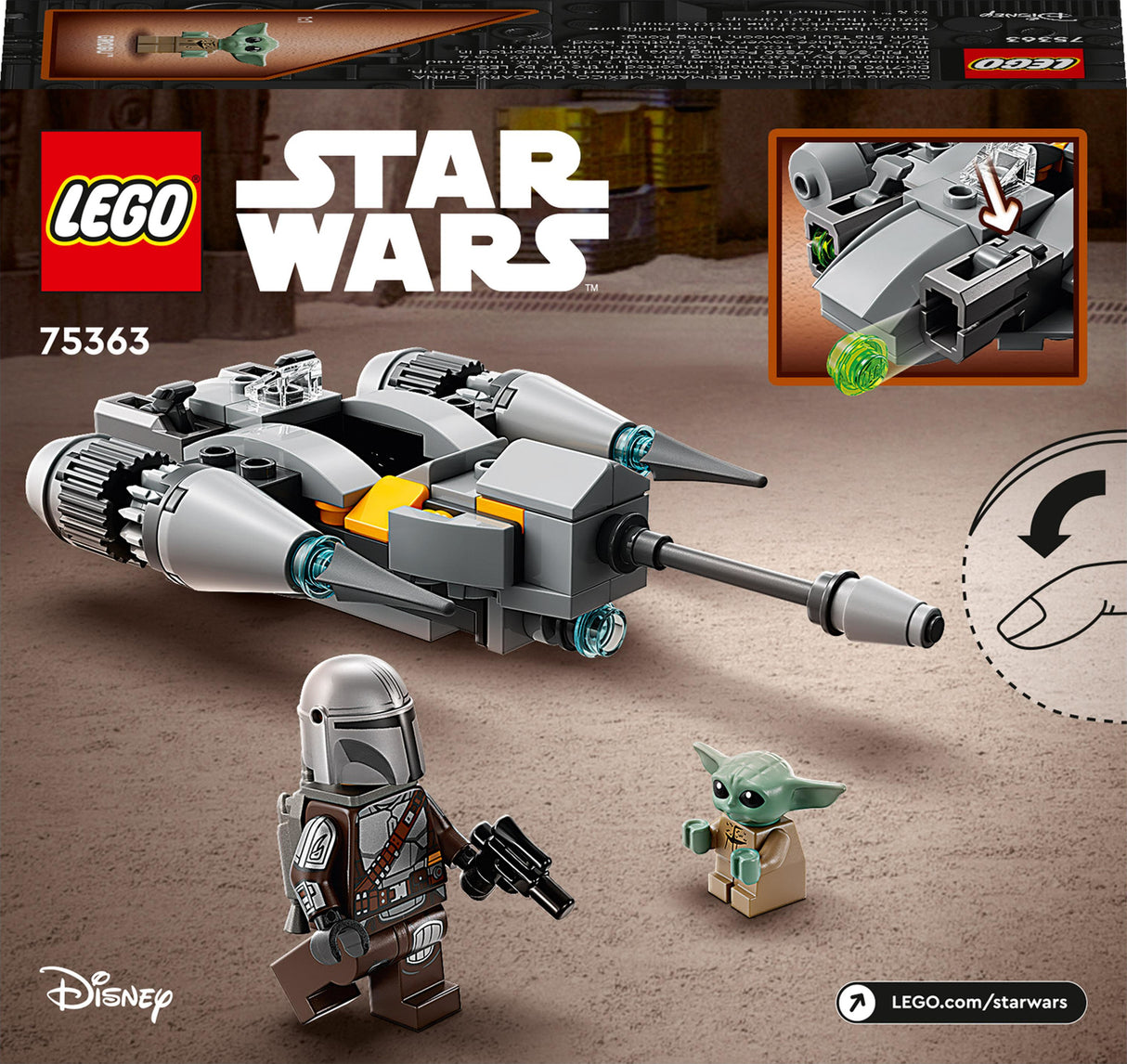LEGO Star Wars The Mandalorian N-1 Starfighter Microfighter
