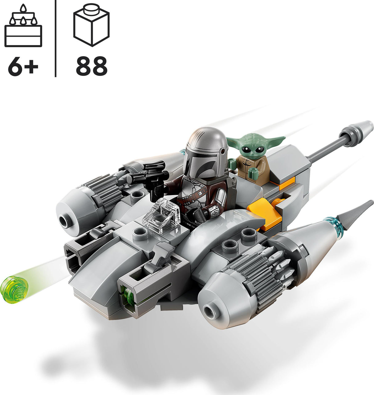 LEGO Star Wars The Mandalorian N-1 Starfighter Microfighter