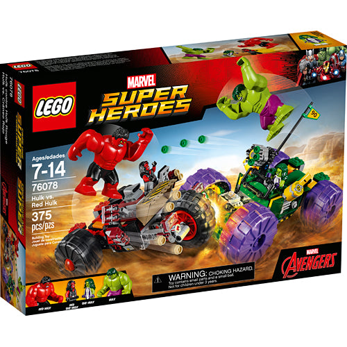 LEGO Hulk vs. Red Hulk