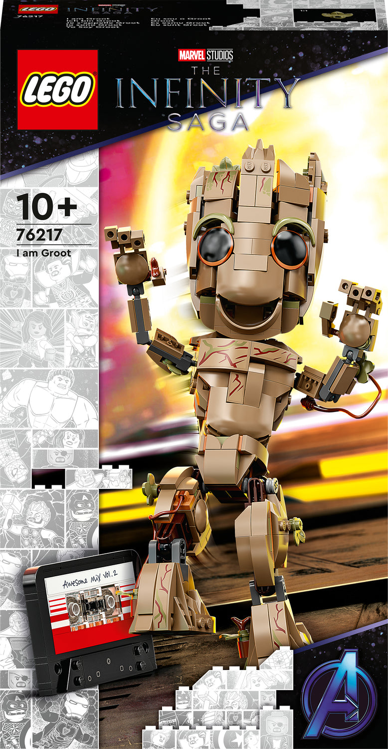 LEGO Marvel I am Groot Buildable Toy Set