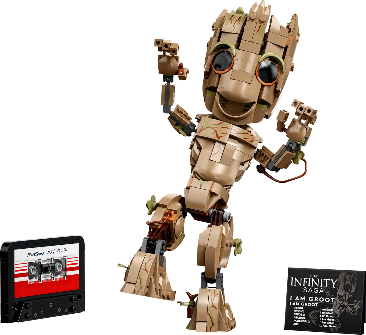 LEGO Marvel I am Groot Buildable Toy Set