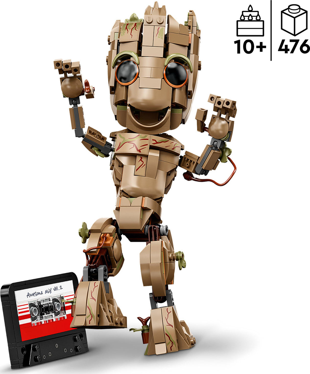 LEGO Marvel I am Groot Buildable Toy Set