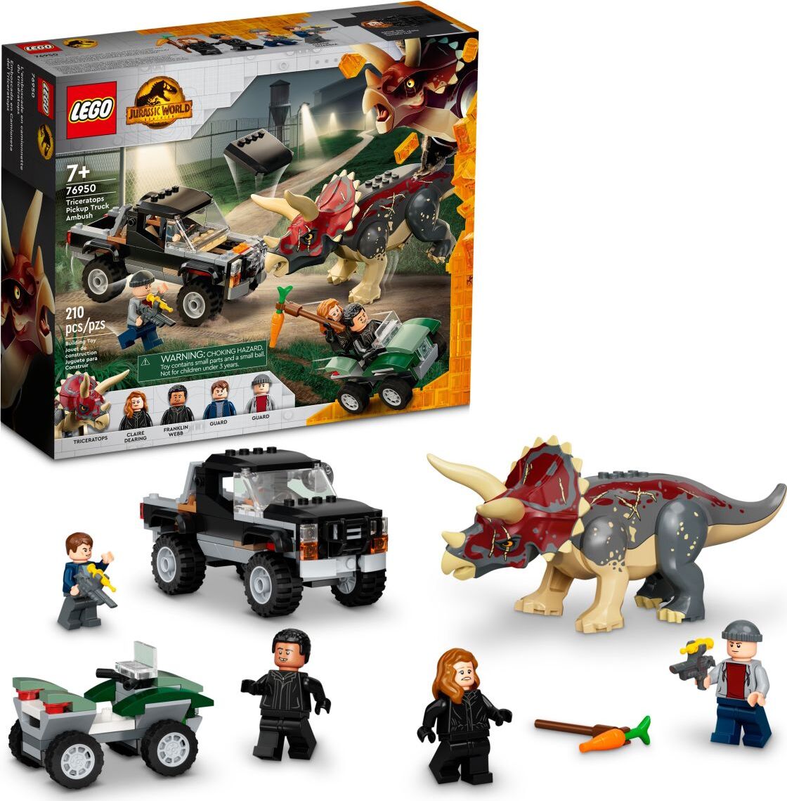 LEGO® Jurassic World: Triceratops Pickup Truck Ambush