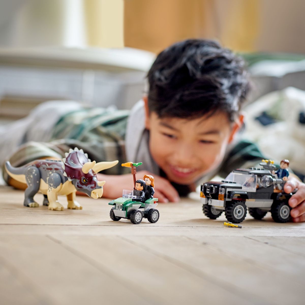 LEGO® Jurassic World: Triceratops Pickup Truck Ambush