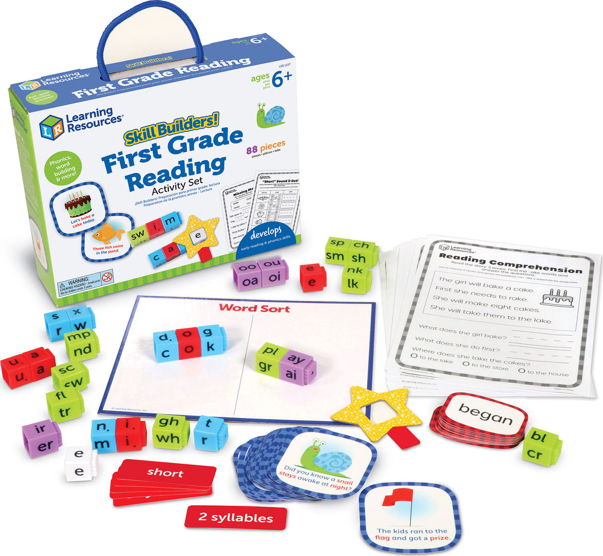 Skill Builders! First Grade Reading Activity Set