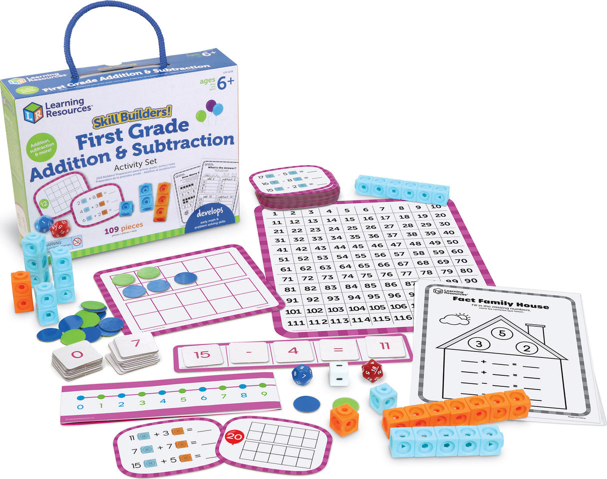 Skill Builders! First Grade Addition and Subtraction Activity Set