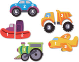 Learning Essentials Magnetic Counting Vehicle Puzzles