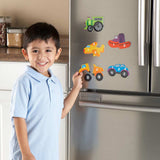 Learning Essentials Magnetic Counting Vehicle Puzzles