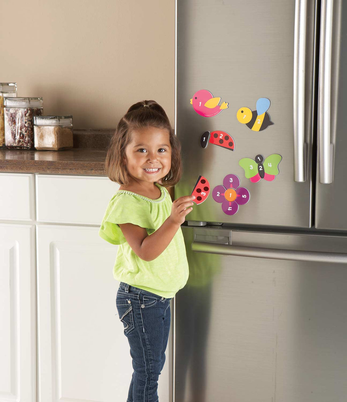 Learning Essentials Magnetic Counting Garden Puzzles