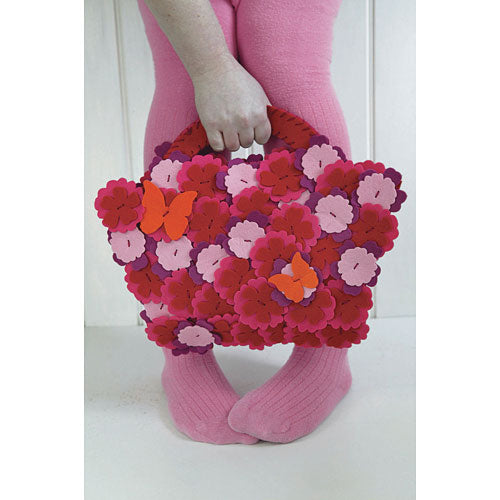 stitch it flowery handbag