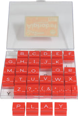 Alphabet Stamps - Uppercase - Large - Set of 34