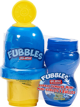 Little Kids Fubbles No-Spill Bubble Tumbler Minis Party Pack, 12-Pack 2 Fl.  Oz.