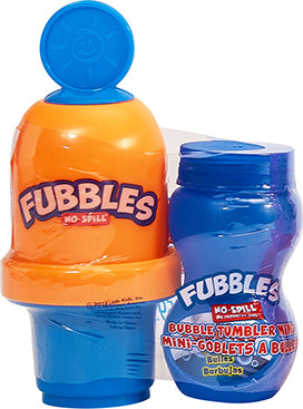 Little Kids Fubbles No-Spill Bubble Tumbler Minis Party Pack, 12-Pack 2 Fl.  Oz.