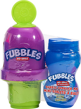 Little Kids Fubbles No-Spill Bubble Tumbler Minis Party Pack, 12-Pack 2 Fl.  Oz.