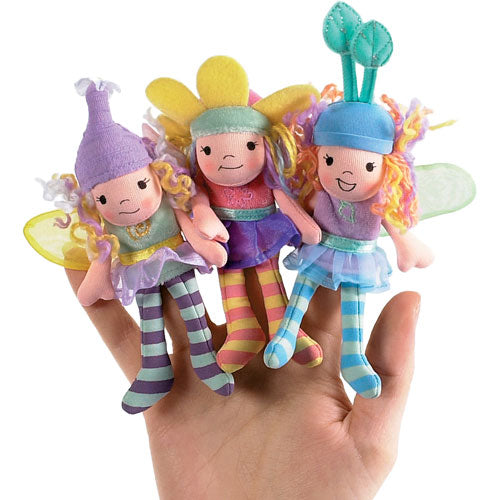 Beneath the Leaf Fairy Finger Puppet