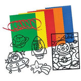 Imagine I Can -Stained Glass Stick-ons Galaxy