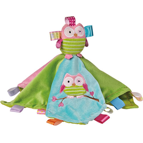 Taggies Oodles Owl Character Blanket - 13.5" x 13.5"