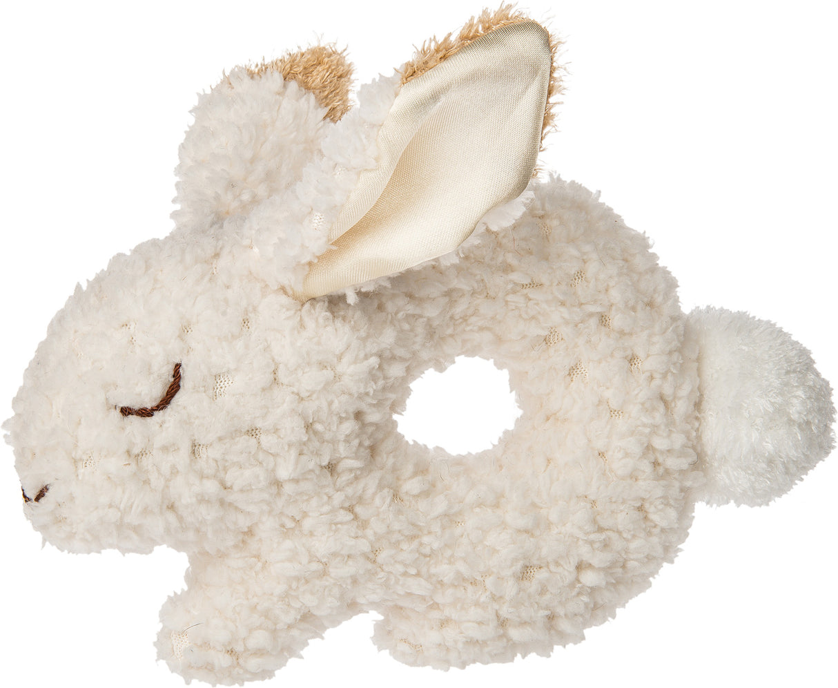Oatmeal Bunny Ring Rattle