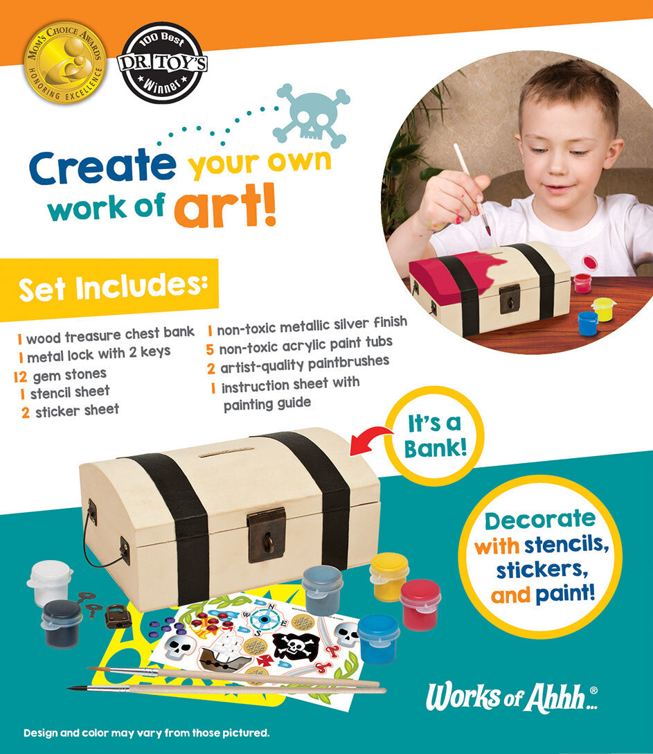 Treasure Chest - Wood Paint Kit