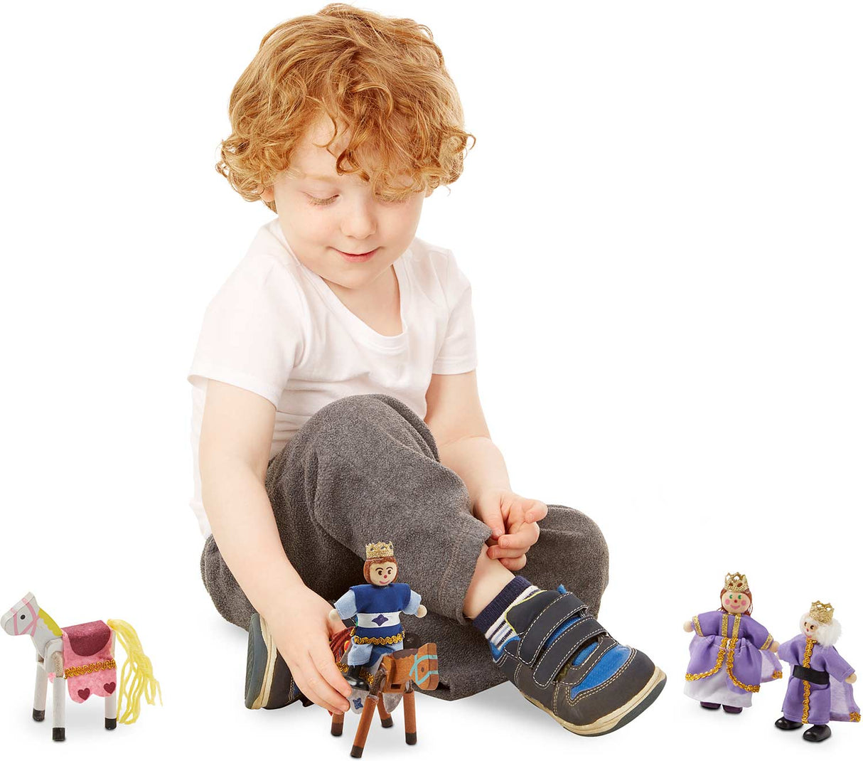 Royal Family Wooden Doll Set