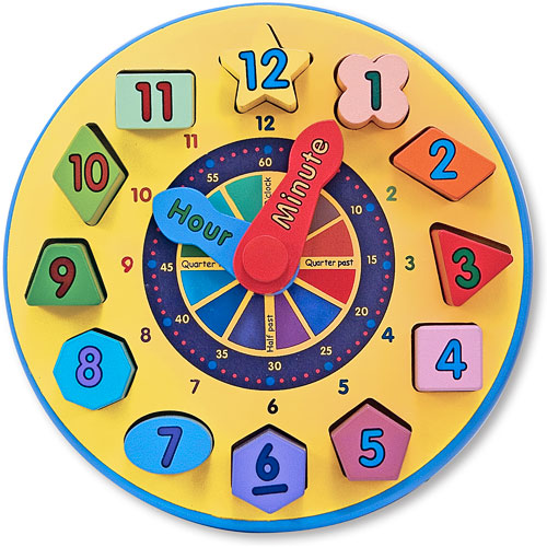 Shape Sorting Clock