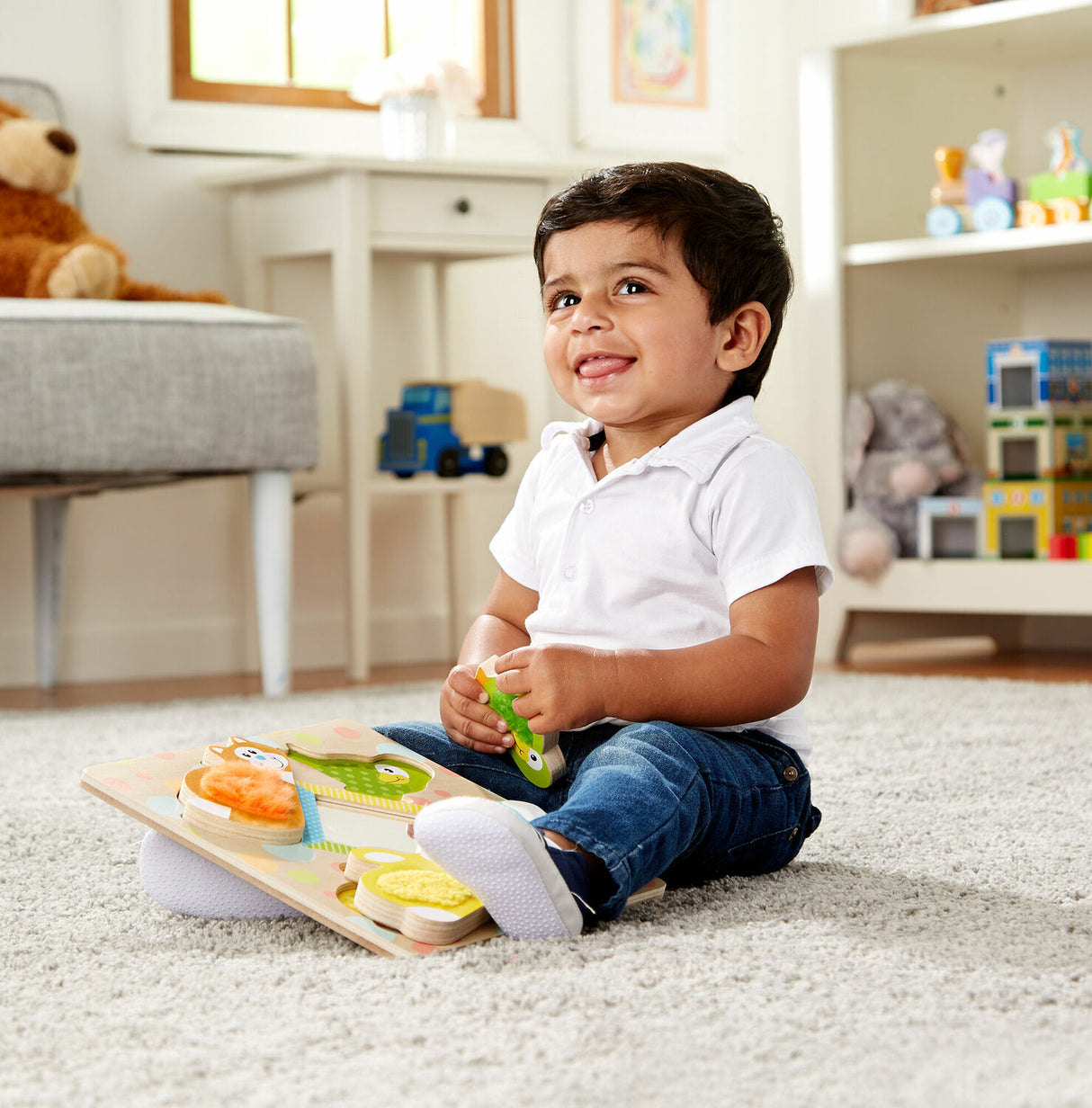 Peek-a-Boo Touch & Feel Puzzle