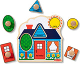First Shapes Jumbo Knob Puzzle (House)