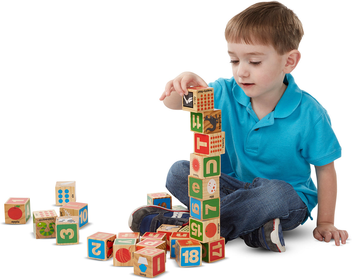ABC 123 Wooden Blocks