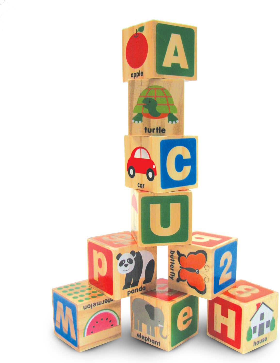 ABC 123 Wooden Blocks