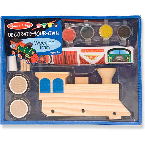 Decorate your own Wooden Train