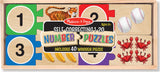 Numbers Wooden Puzzle cards